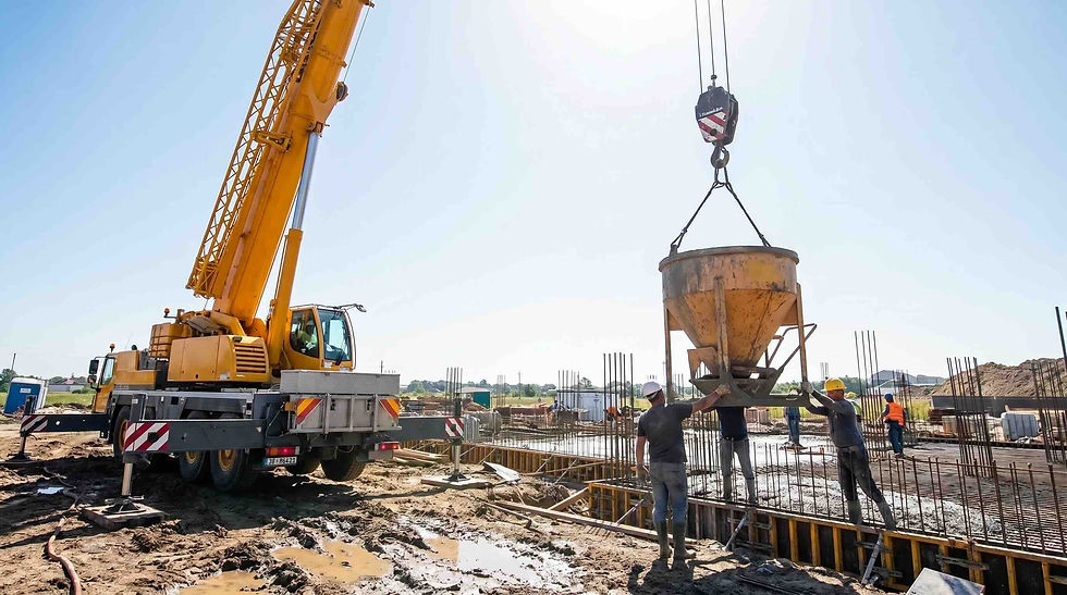 Pegawai DOSH memeriksa tapak pembinaan kilang di Kuala Langat selepas kemalangan mobile crane yang mengorbankan dua pekerja akibat kegagalan pematuhan keselamatan.