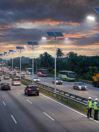 RM25.2 juta diperuntuk pasang 3,000 lampu LED solar di 32 lokasi berisiko tinggi lebuh raya