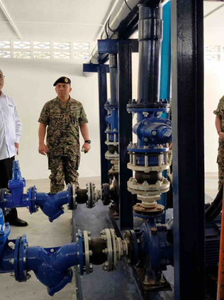 Sistem retikulasi air tiga tempat RKAT di Sungai Udang capai 99 peratus siap