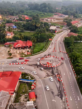 Persimpangan Solok Duku dinaik taraf kepada bulatan bagi melancarkan trafik