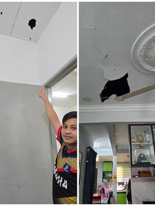 76 rumah di Taman Matang Jaya, Sungai Buloh rosak akibat terkena serpihan batu kerikil yang terpelanting dari sebuah kuari berhampiran ketika kerja letupan, berterbangan sejauh hampir 1 kilometer