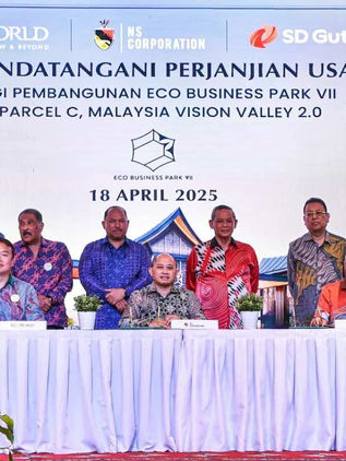EcoWorld, SD Guthrie dan NS Corporation jalin kerjasama strategik bangunkan taman perindustrian Eco Business Park 7 (EBP 7) bernilai RM3 bilion di Negeri Sembilan (MVV 2.0)