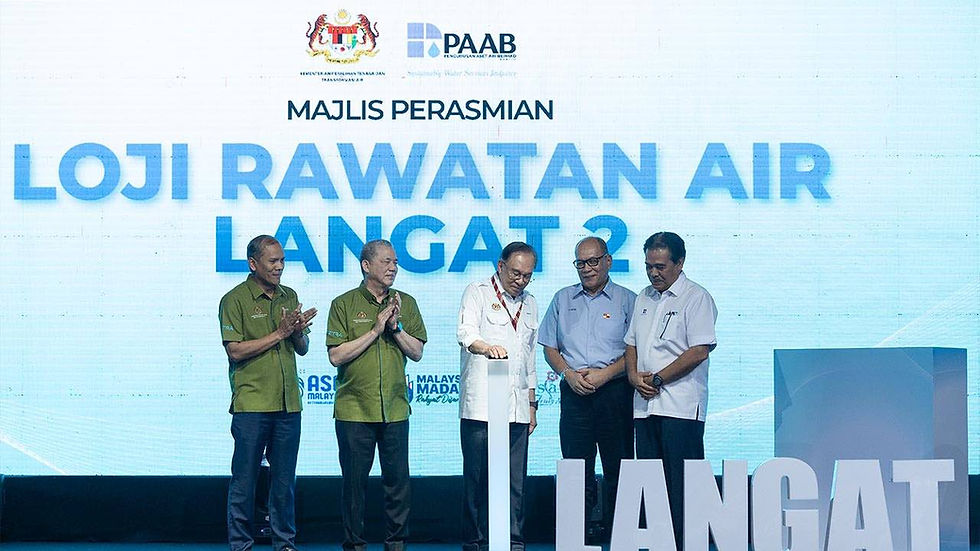 Anwar merasmikan LRA Langat 2 | Shahir Omar