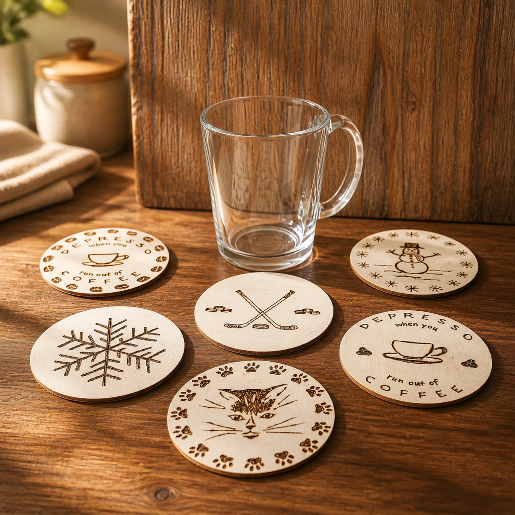 Any Coaster Design (Set of 4)