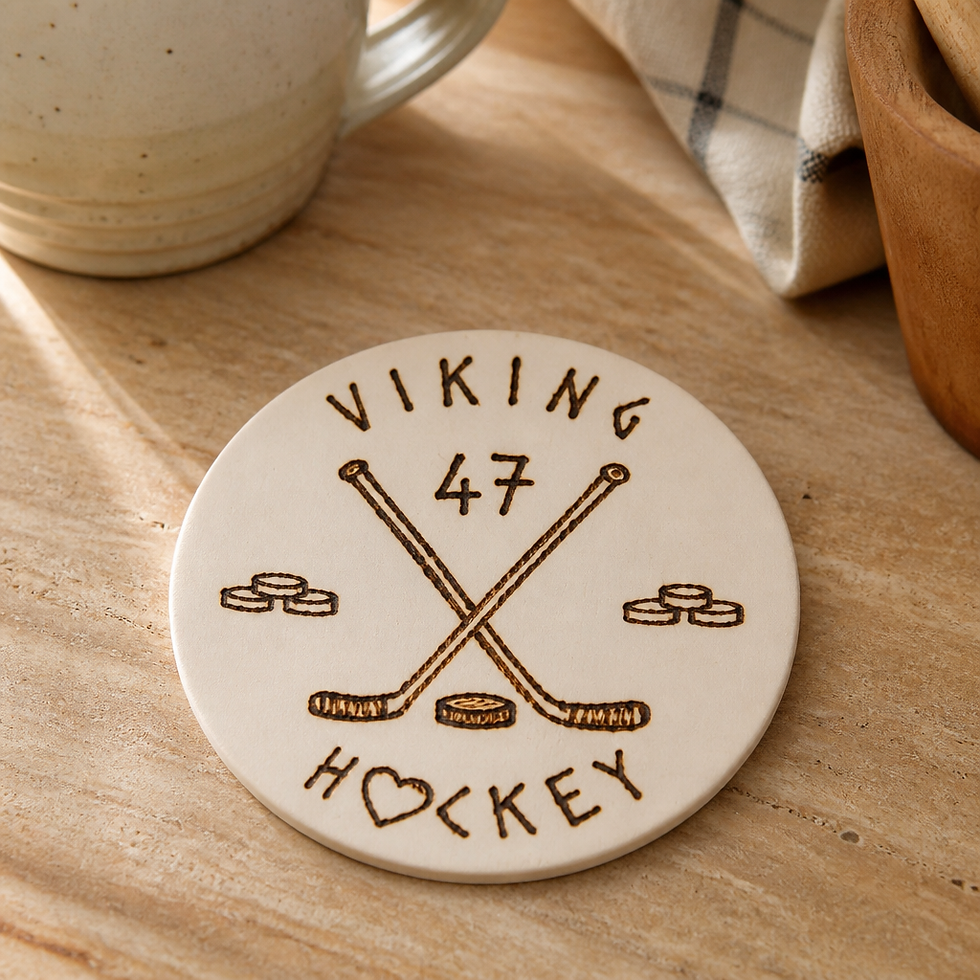 Thumbnail: Handmade Hockey Sticks Coaster