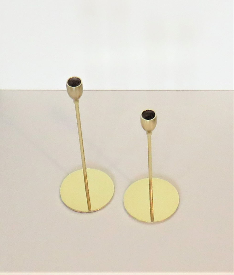 Miniaturbild: Kerzenhalter Gold einarmig