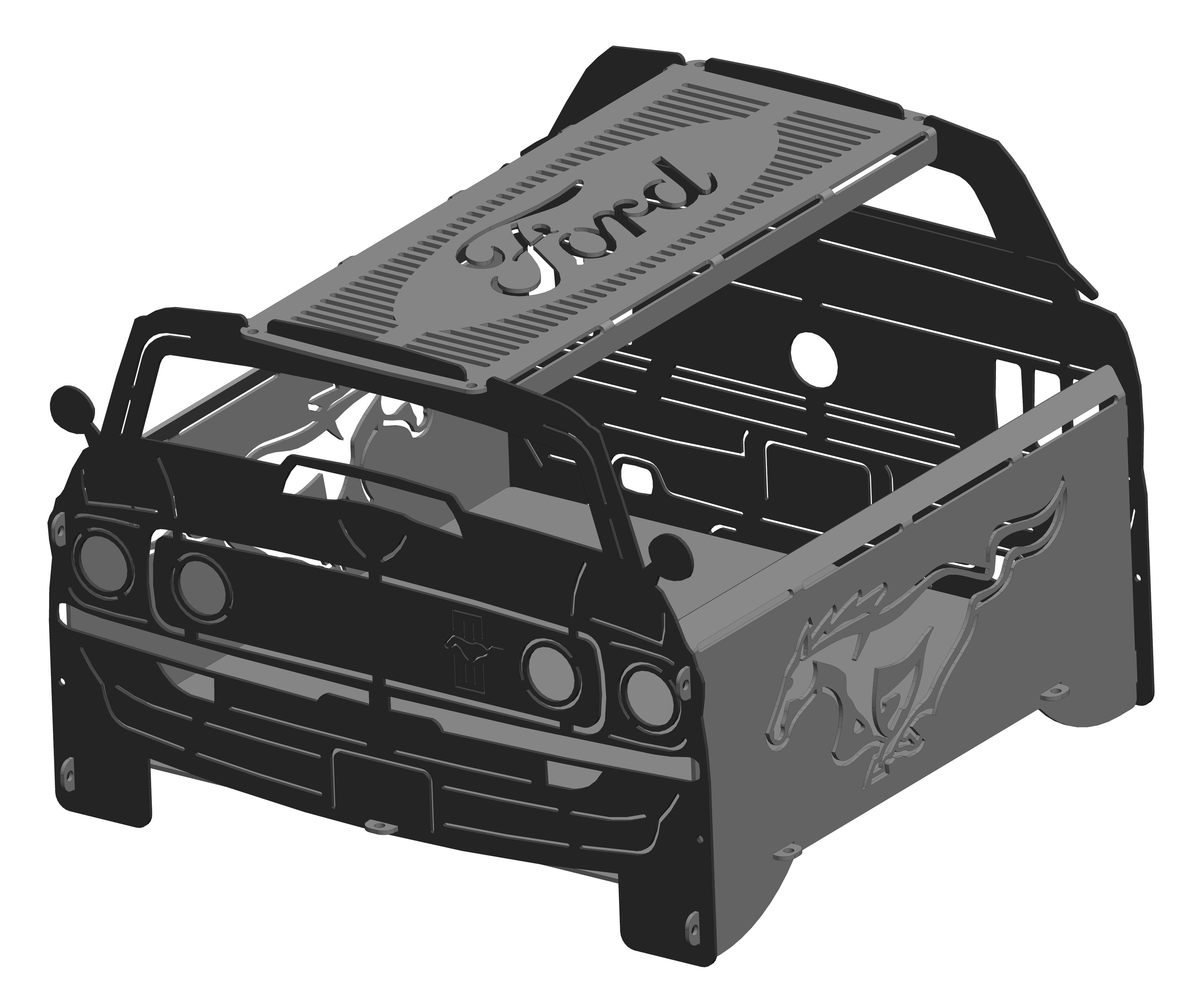 69' Mustang Collapsable Fire Pit