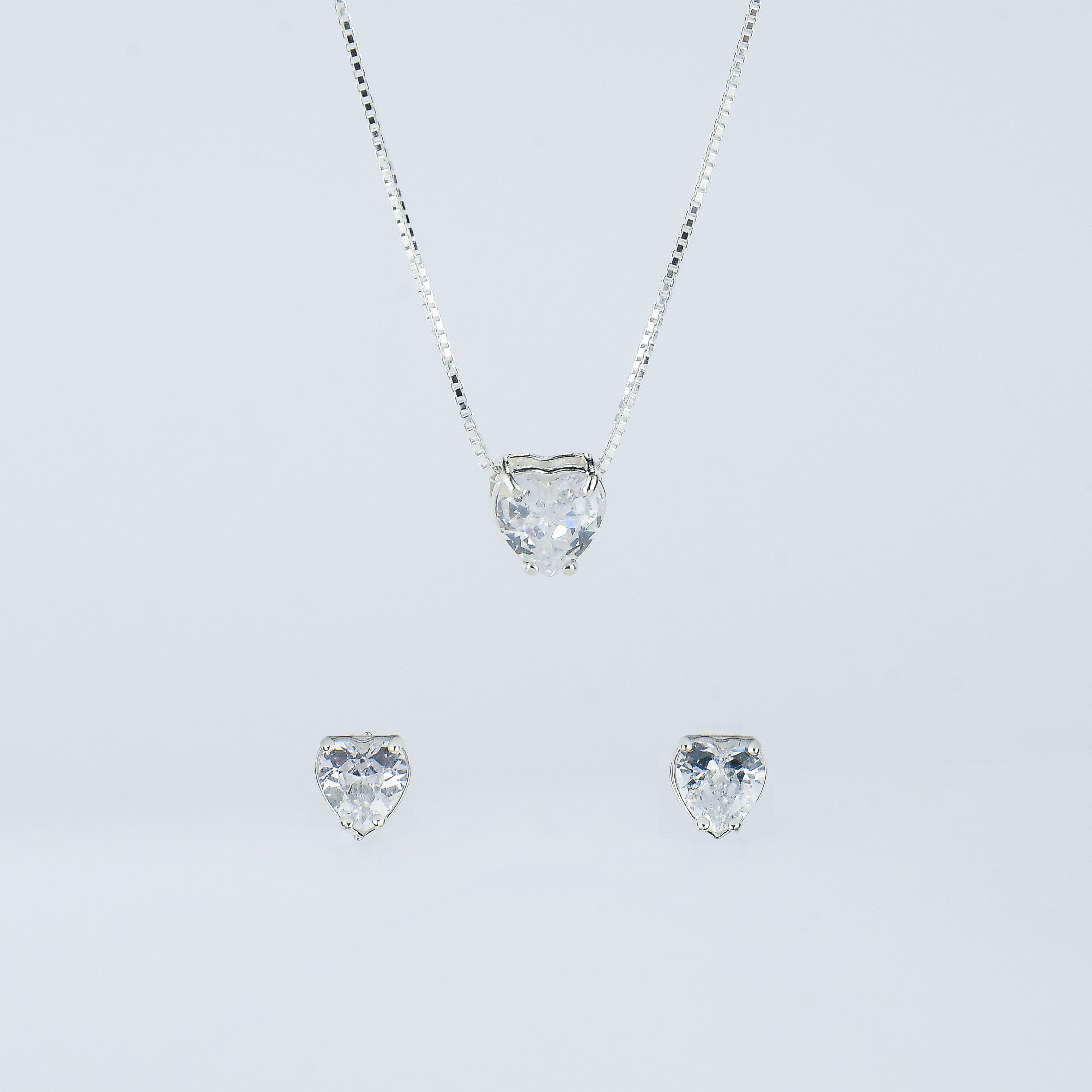 Conjunto Galeria Coração Zircônia