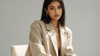 A model used by a marketing agency to promote products