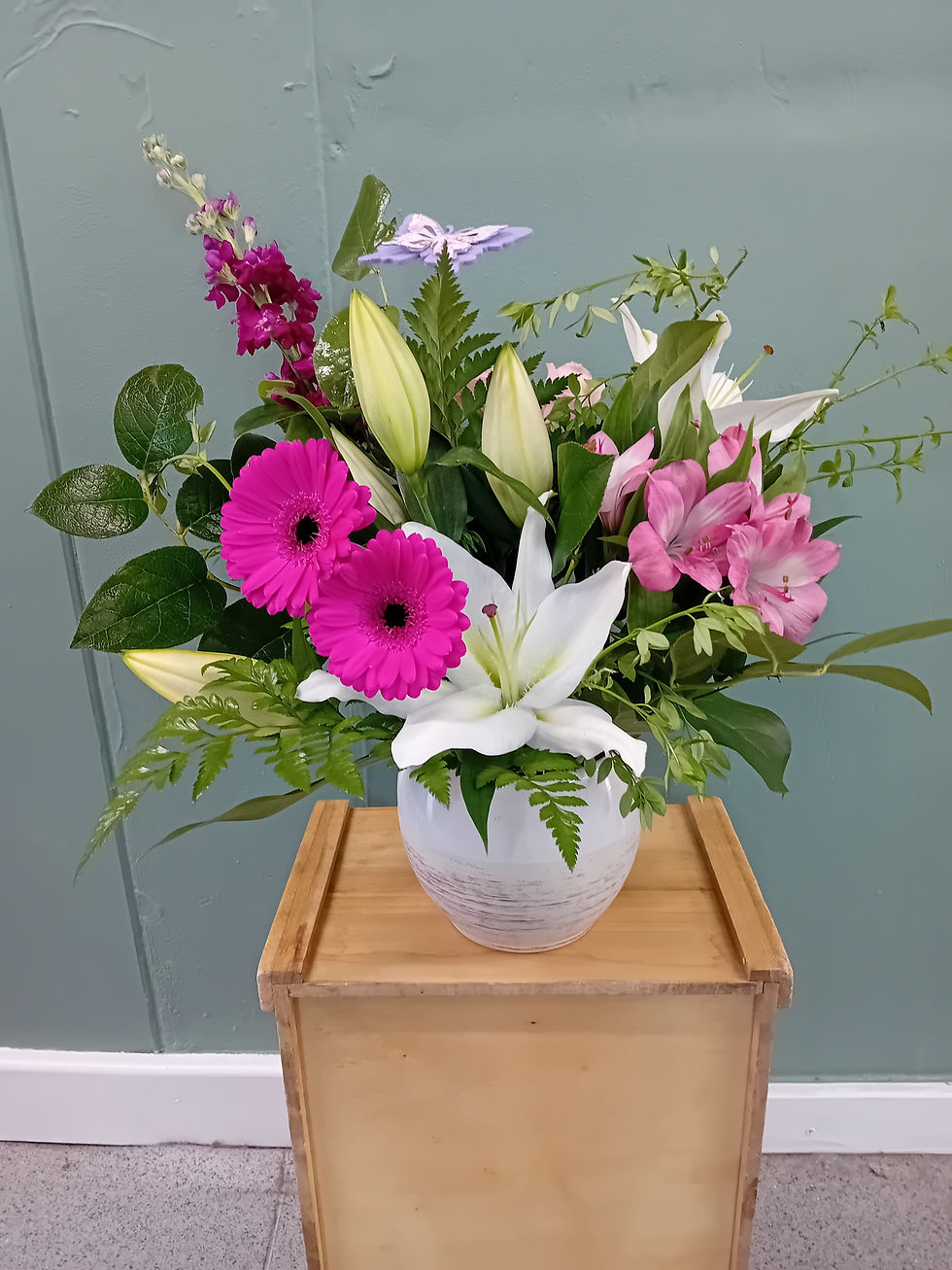 seasonal flower florists choice by Eco Blooms North Wales