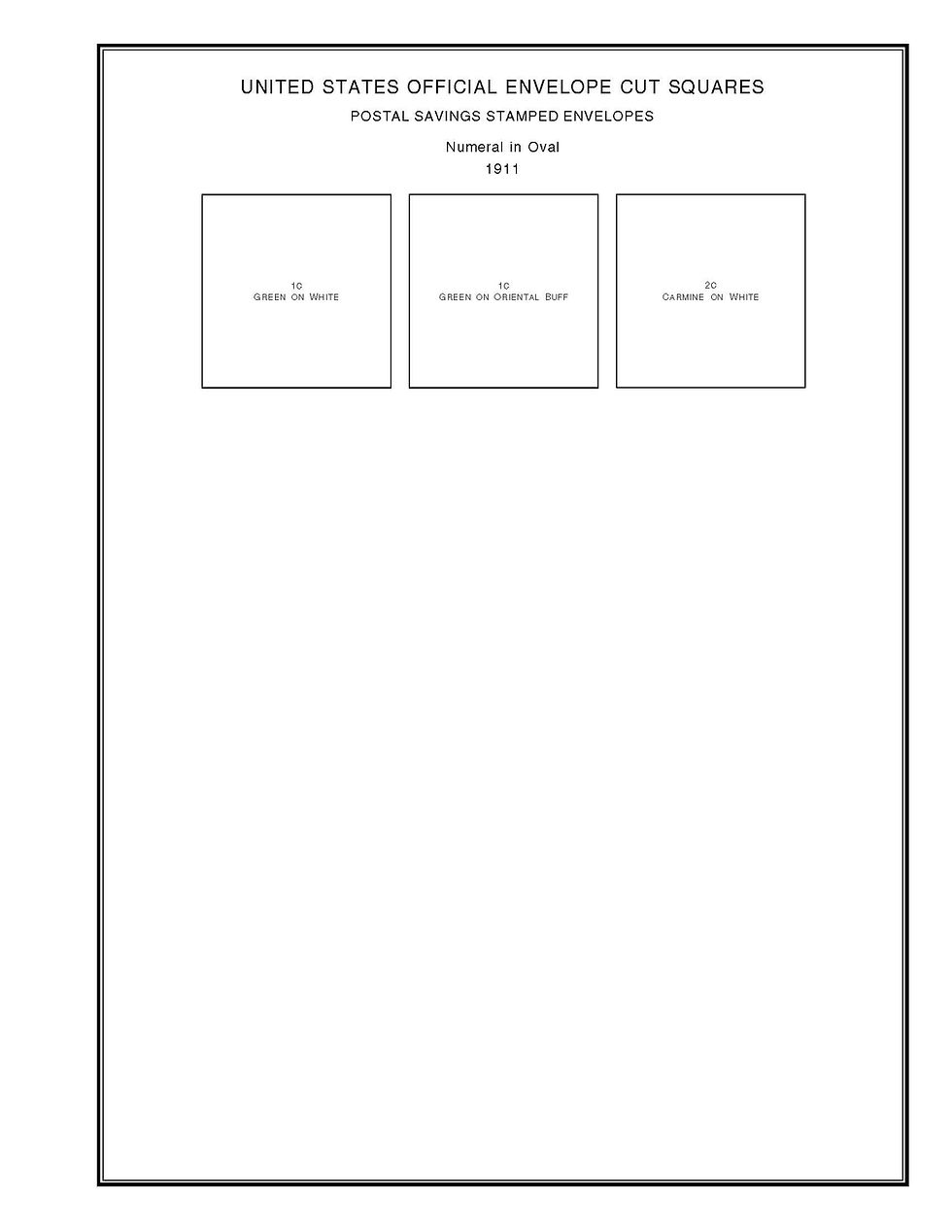 Thumbnail: USA - CUT SQUARES - ENVELOPE ISSUES   1853 - 1974