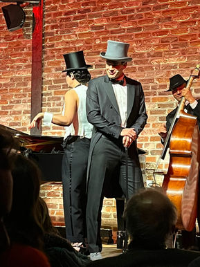 Aurélien Lehmann tap dancer et Ô de Mon Chéri — Swing Band Cabaret, spectacle musical