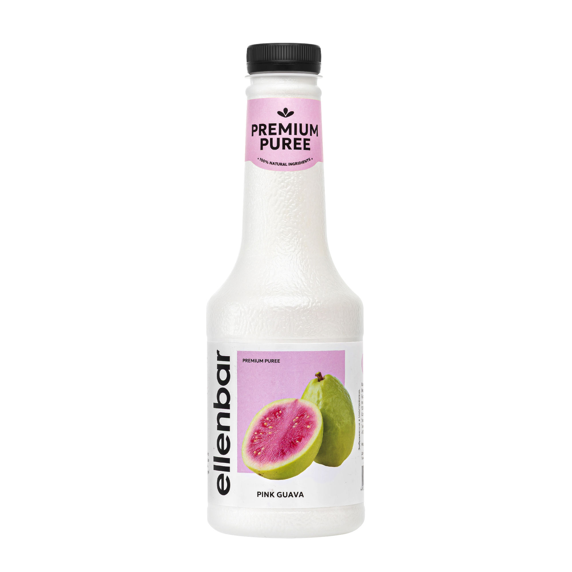 ПРЕМІУМ Пюре Ellenbar Рожева Гуава 900г