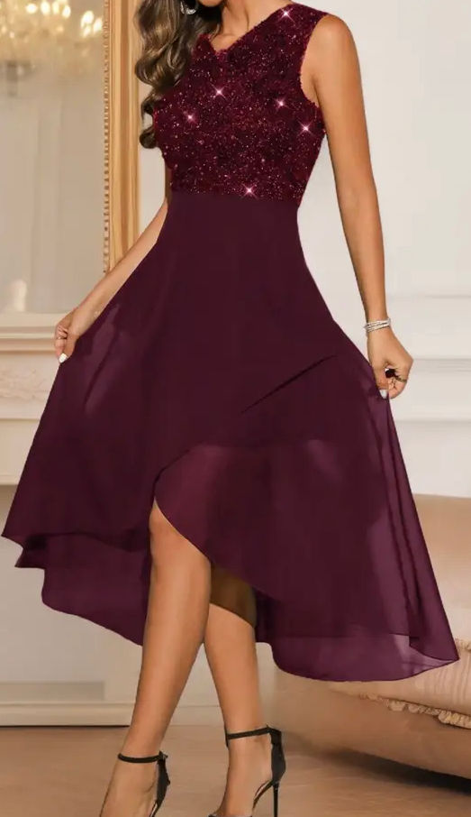 Sequin embellished dress