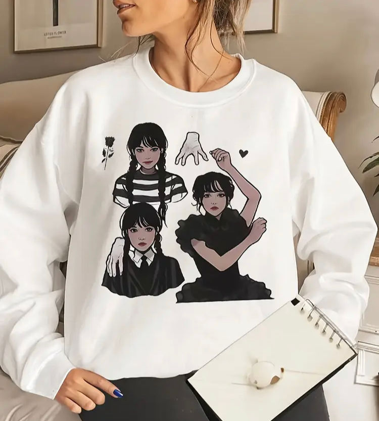 Women’s Wednesday Addams sweatshirt