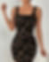 Womens Abstract print bodycon tank dress