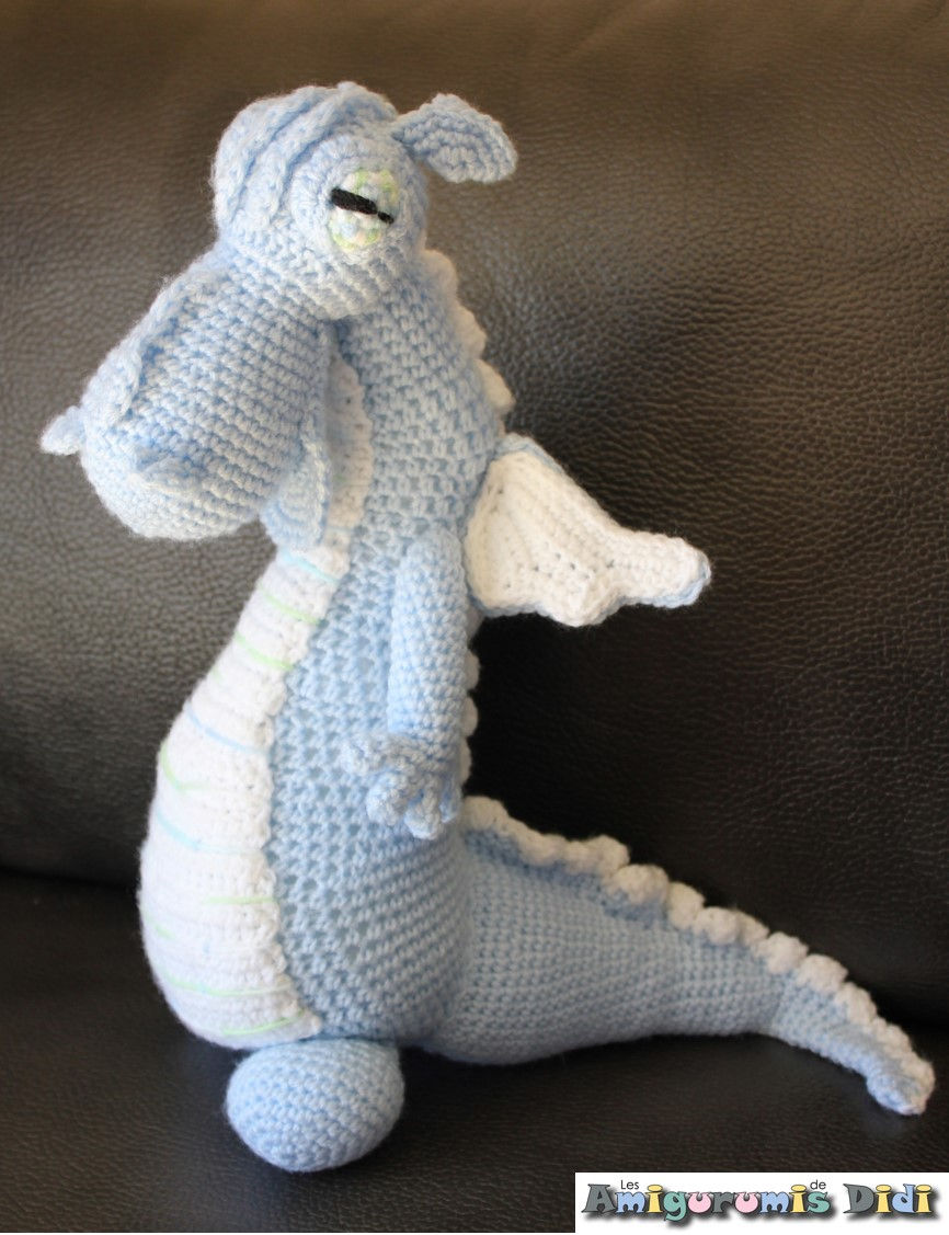 Grand dragon bleu