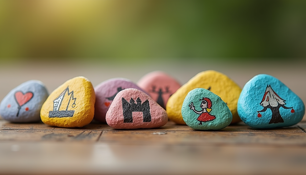 story related painted rocks