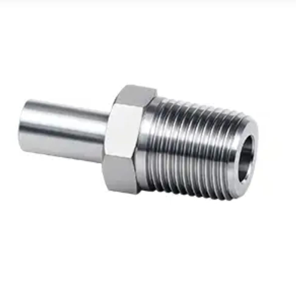 Stainless steel male adapter tube fitting
