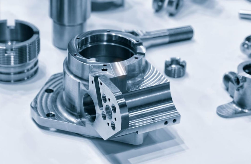 Precision machined metal parts and industrial components