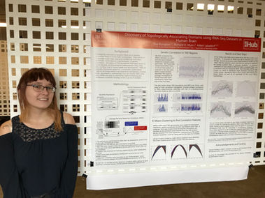 Eve Byington, M.S. student, wins a GSI Research Symposium poster award