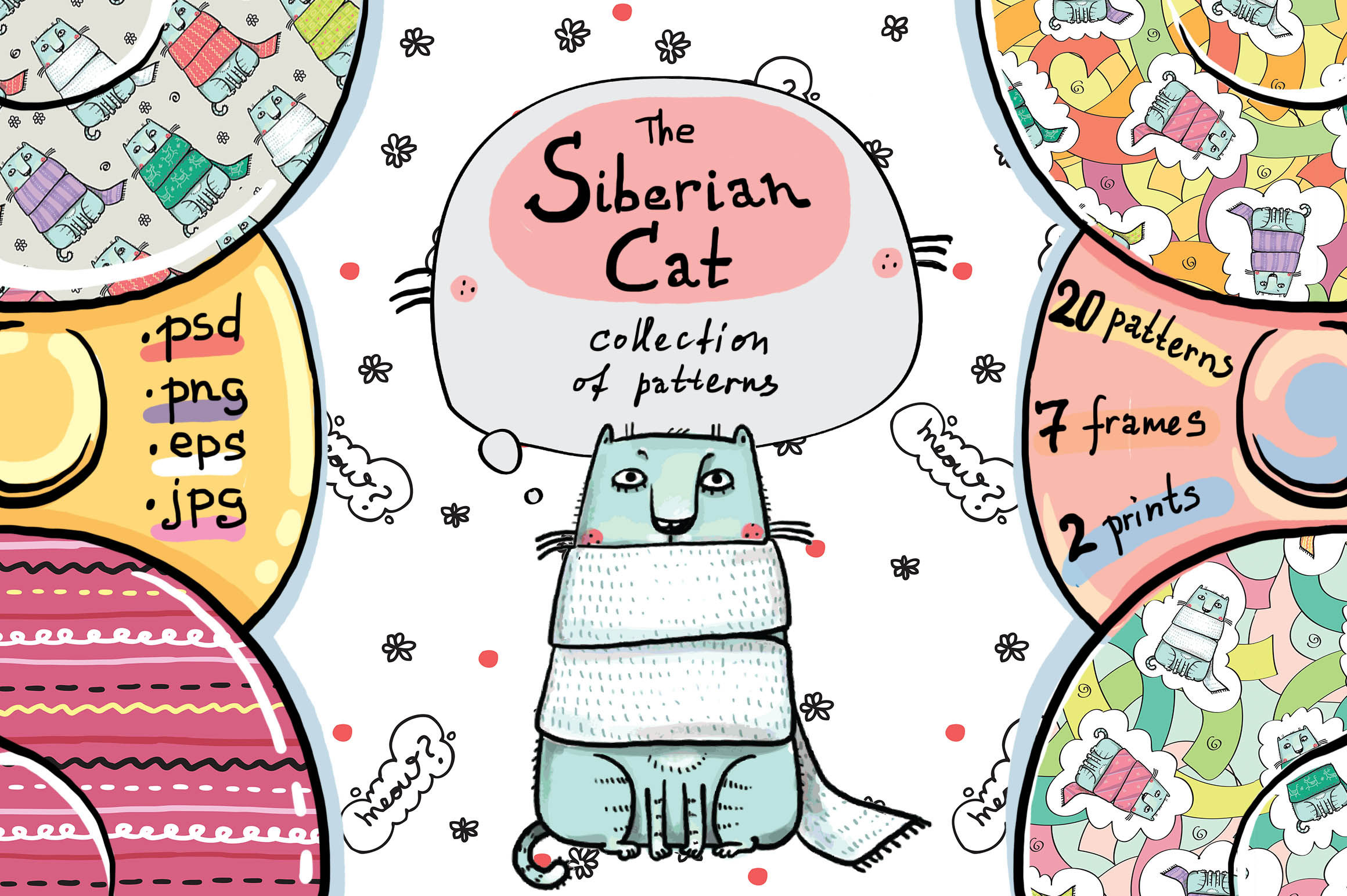 The Siberian Cat patterns