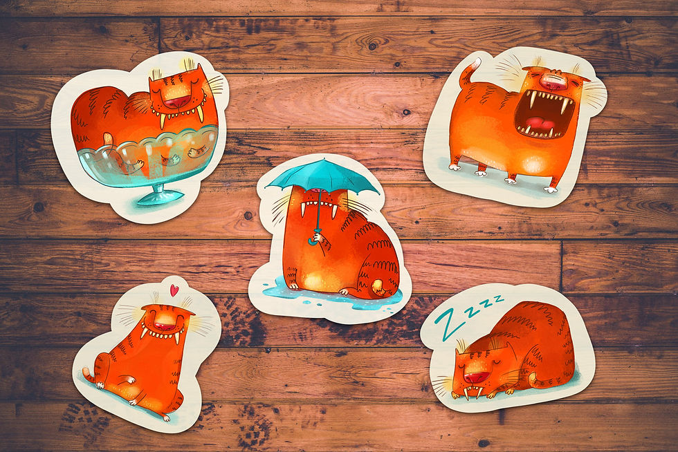 Thumbnail: Cute Tiger illustrations