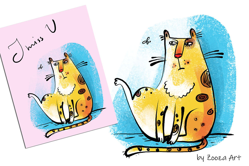Thumbnail: Wild Wild Cat - 14 illustrations