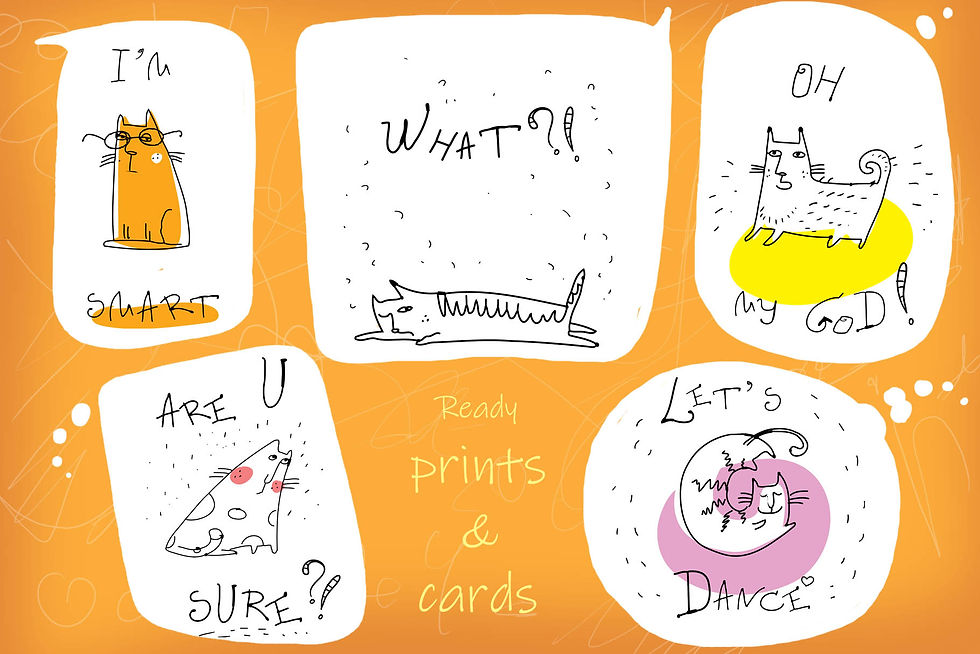 Thumbnail: KotoLetters - clip-art, 2 Alphabets, posters, cards