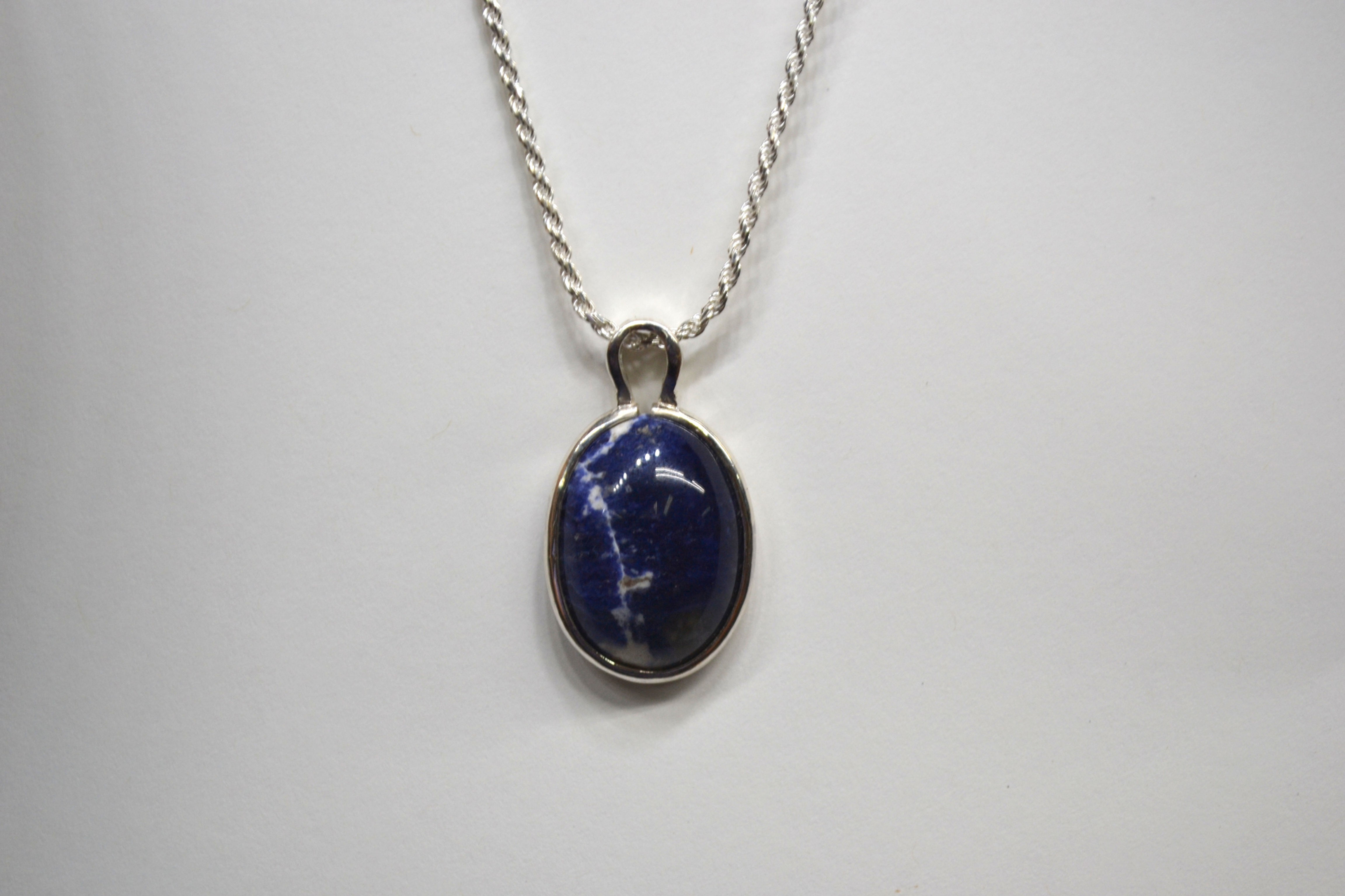 Sodalite Pendant and Ring