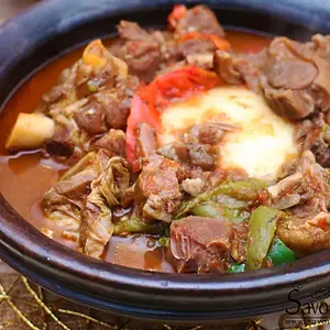 Fufu with Goat Light Soup