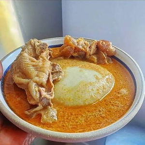 Fufu with Groundnut Soup