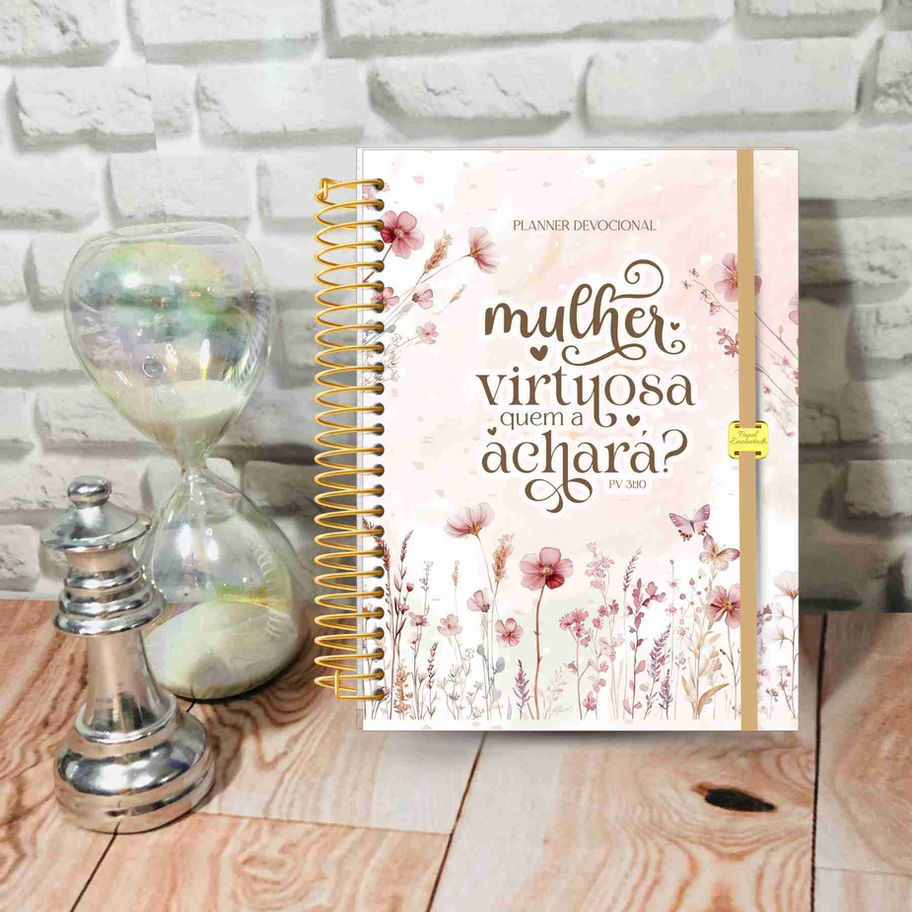 Mulher virtuosa - Planner Devocional | Papel Encantado