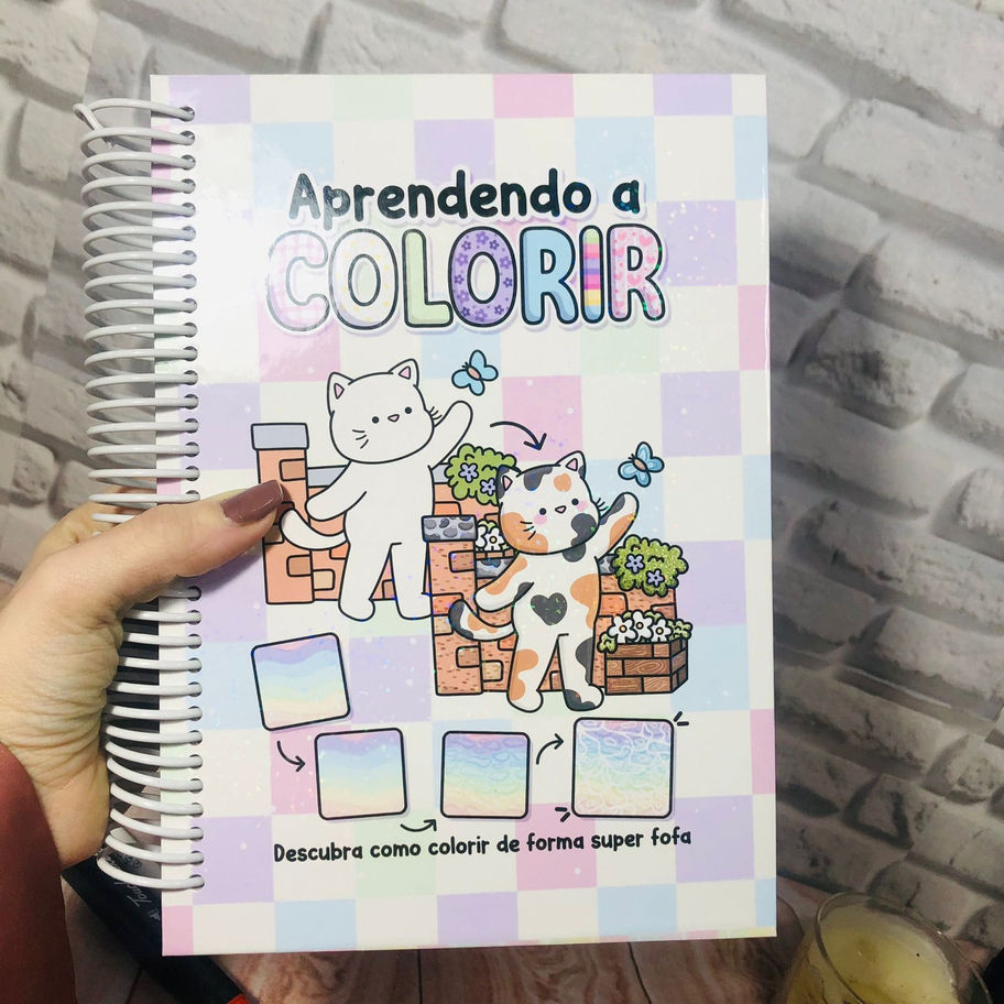 Livro de Colorir e Aprendizagem "Aprendendo a Colorir"| Papel Encantado