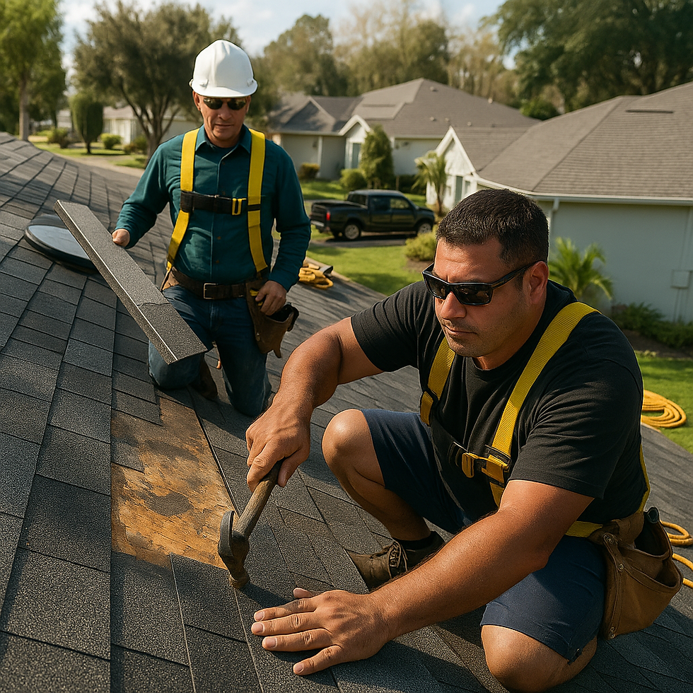 Roof repair with Robert Jones Roofing