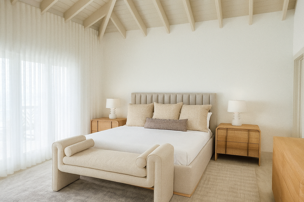 Luxury interior design in St. Thomas Virgin Islands featuring custom kitchens, elegant living spaces, and high-end finishes