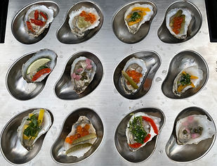 Oysters on the half shell