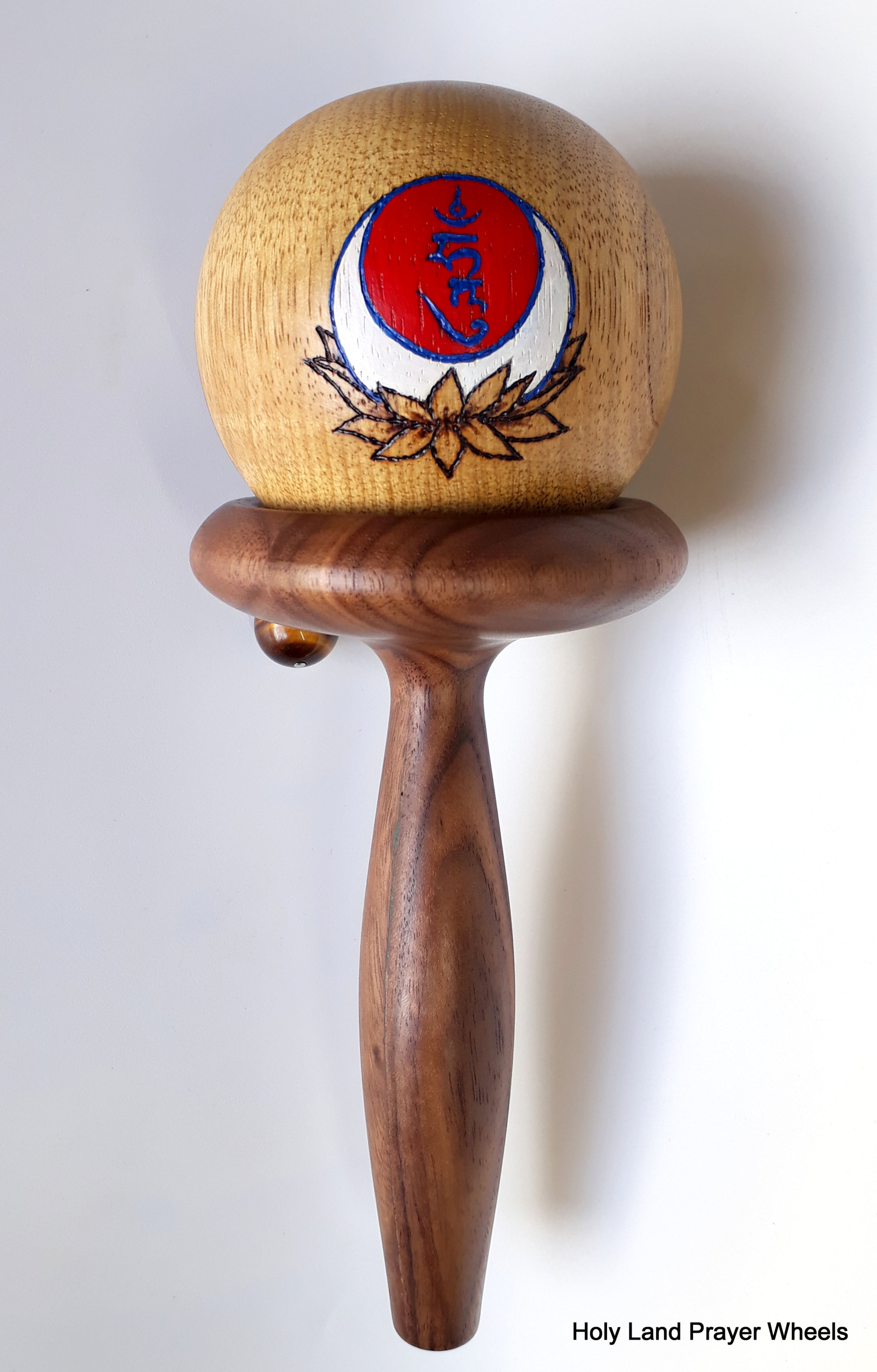 Spherical design White Tara special prayer wheel