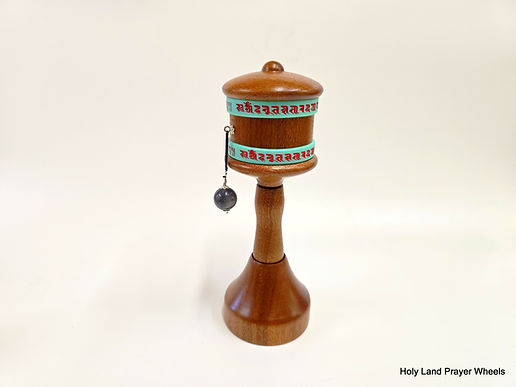 Green Tara handheld prayerwheel shop | holylandprayerwheels