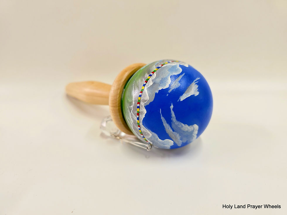 special world peace prayer wheel design top view