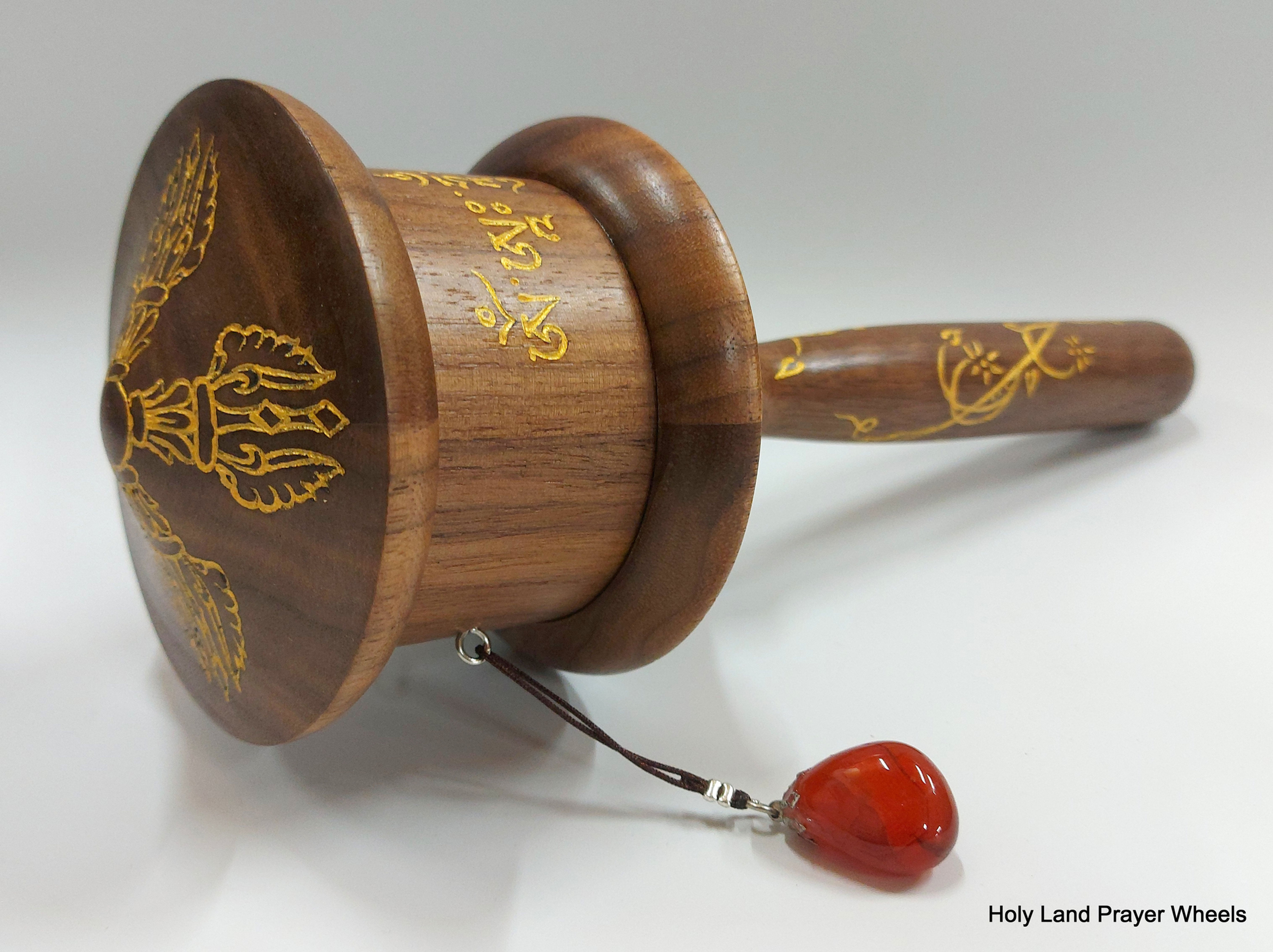medium size Vajra Guru prayer wheel