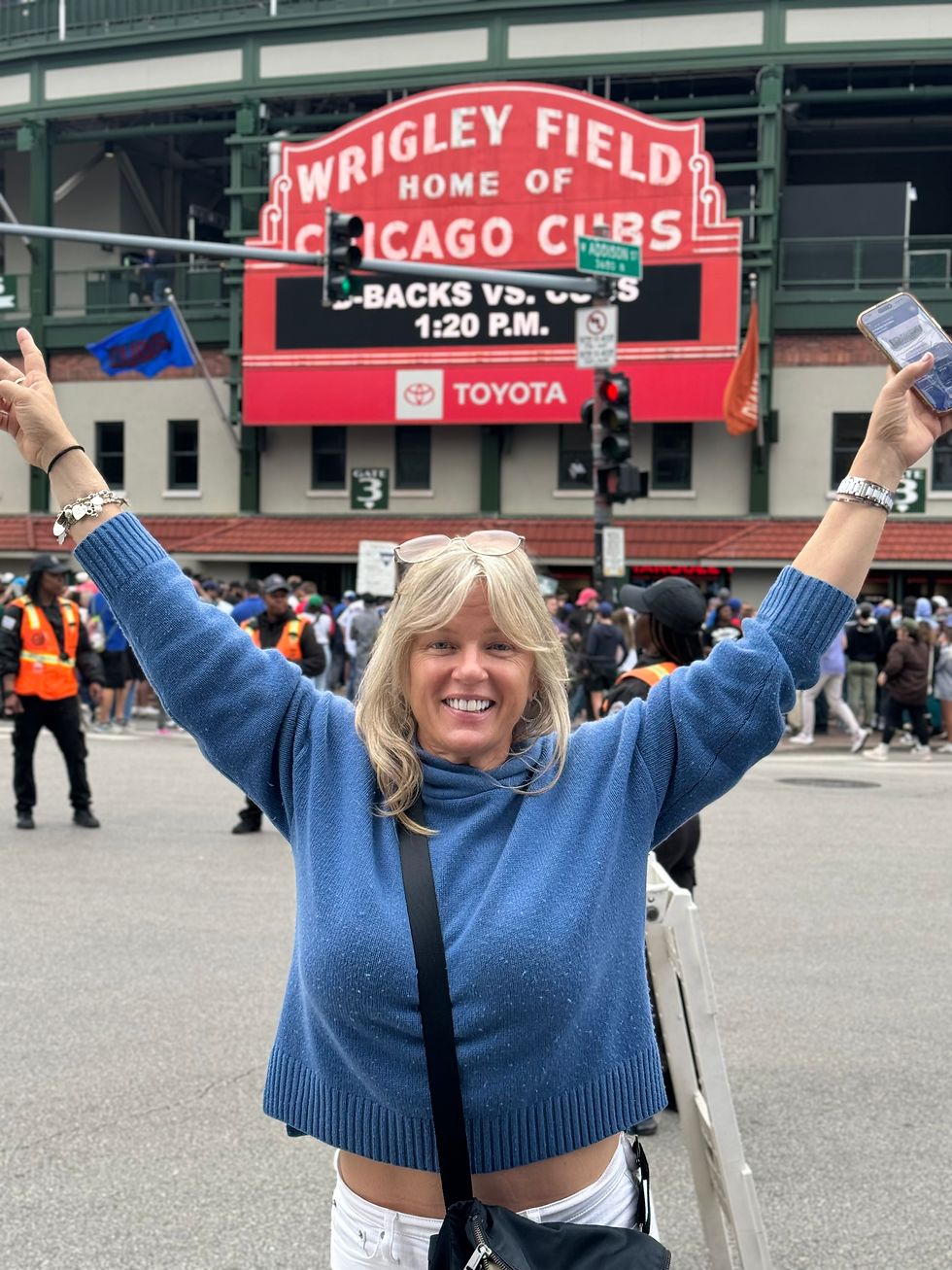 Tamara Feeling Open Nesting Vibes at The Cubs Game