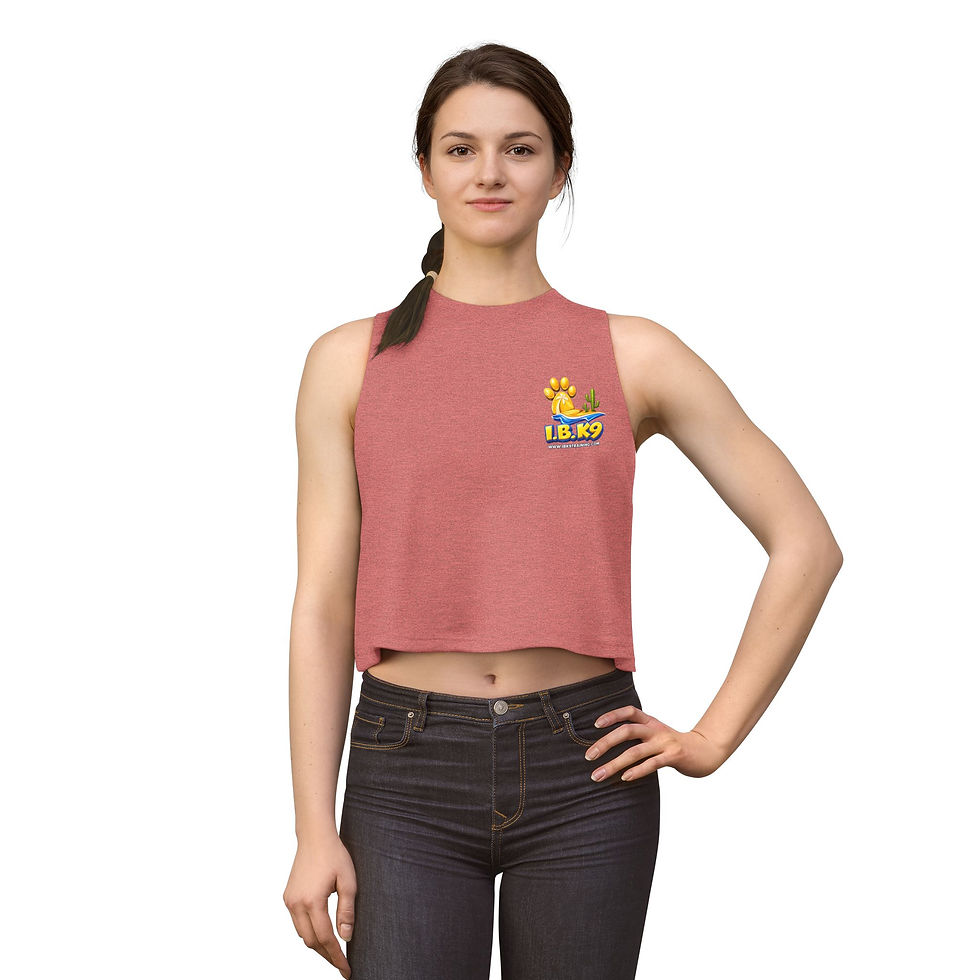 Thumbnail: I.B.K9 Womens Crop Top Tank