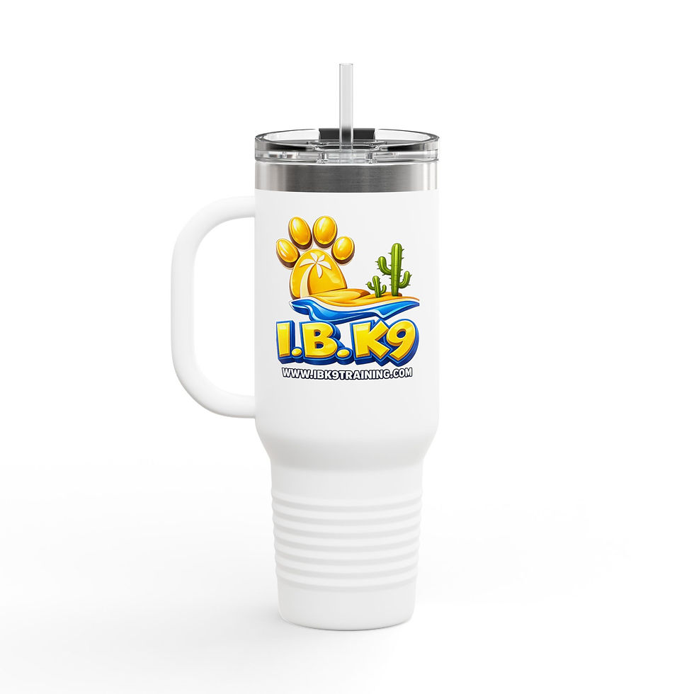 Thumbnail: I.B.K9 Logo 40oz Insulated Travel Mug