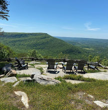 Fire pit during the day