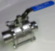 ETGSJG80 3-Pce Full Bore Sanitary Cavity Filled Ball Valve(BS4825 Butt-Weld End)