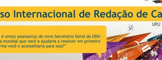 Participe do Concurso Internacional de Cartas