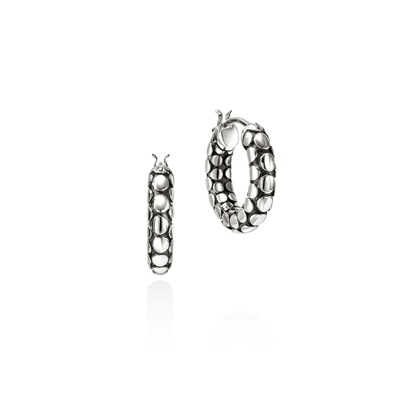 John Hardy, Sterling Silver Dot Hoop Earrings