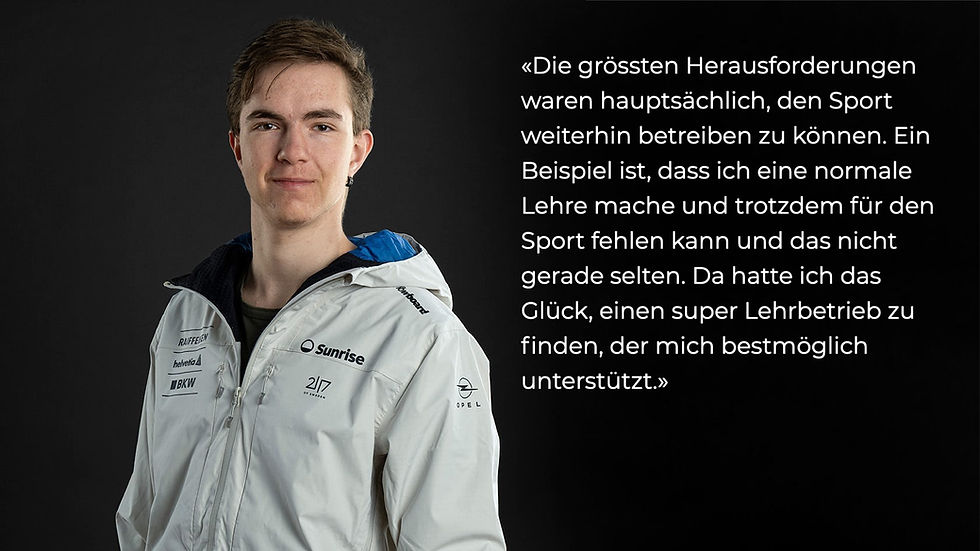 Arne Kathriner, Snowboarder, Flumserberg. Bild Copyright Swiss Ski.
