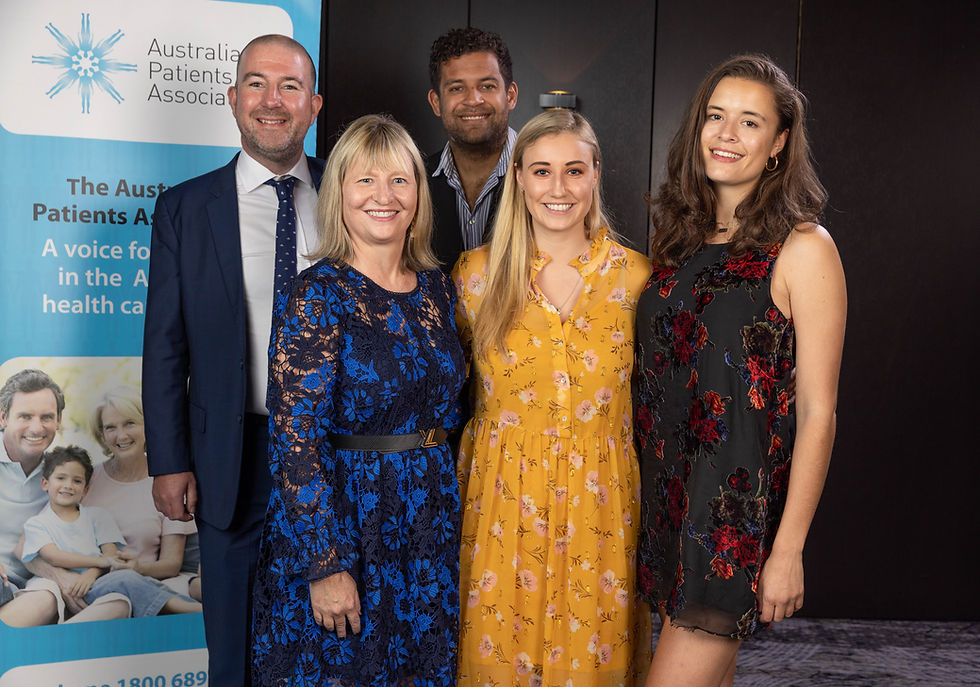 Group celebrating at the Patients Australia Awards Gala